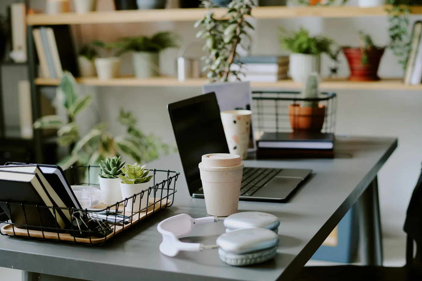 Bureau végétalisé pour travailler au quotidien